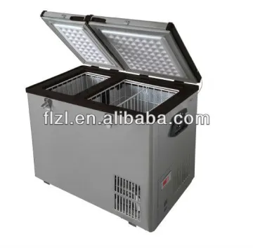 60L dual zone car fridge/ dc car freezer,portable freezer