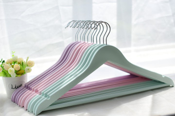 Colored Wooden Coat Hanger