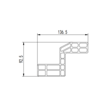 Support de téléphone Moule d&#39;extrusion de profil en aluminium Profil en aluminium