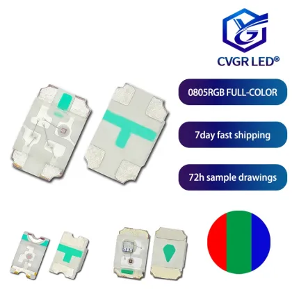 0805 RGB Seven-Color Full-Color LED Indicator SMD Lamp Beads