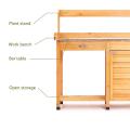 Outdoor Potting Bench Tisch mit mentaler Tischplatte