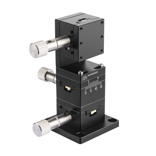 Εγχειρίδιο κράματος αλουμινίου XYZ-Axis Dovetail Groove Stage 25mm