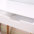 Wooden Vanity Makeup Dressing Desk with LED Light