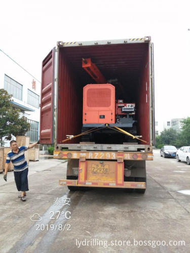 Post Driver Guardrail Driving Pulling Engineering Piling Machine