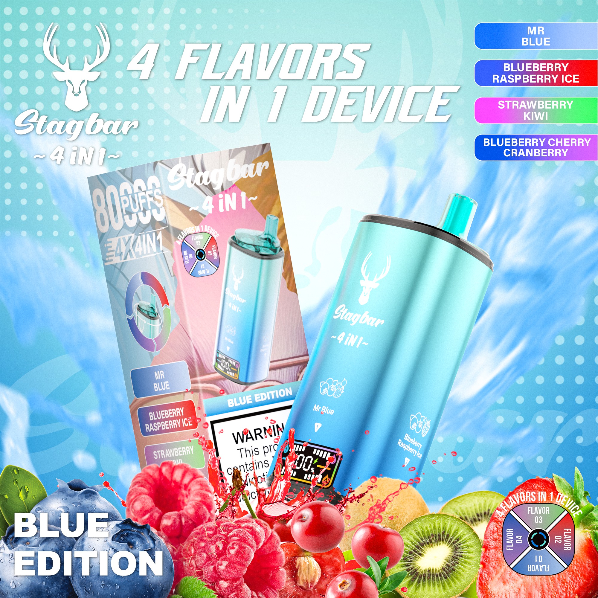 Stagbar 4in1 80K puffs vape