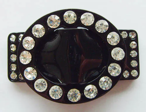 Hot-sell Rhinestone Shoe Buckle, Plastic Shoe Flower, Acrylic Dress Buckle