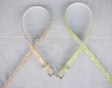 belts, PVC belts with lace, Kids' belts, children belts