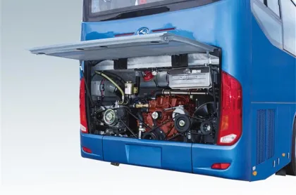Buses 60 Seats LHD Rear Engine Passenger Bus VIP Luxury Bus