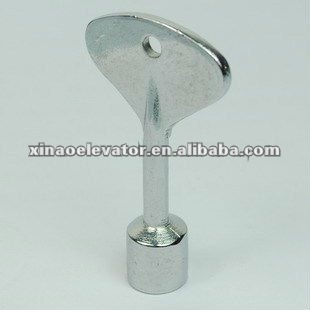 hot sale butterfly triangle lock key for elevator parts