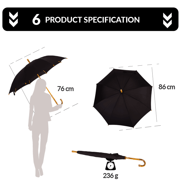 long straight umbrella