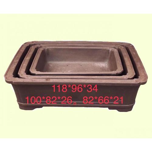 Large Outdoor Shallow Square Bonsai Pots For Sale