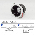 Modification de lampe de lampe à plafond réglable Rétrofice Downlight