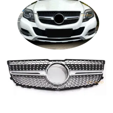X204 Grille Front Bumper Diamond Grill for Mercedes Benz GLK Class 2013-2015