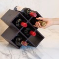 6 Bottles Wine Rack Free Standing Wine Holder 6 Bottles Wine Rack Factory