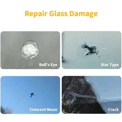 Windshield Repair Kit: Nano Glass Fluid for Car Crack Repair