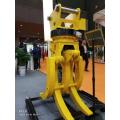 Make cheap rotating hydraulic grab bucket for excavator