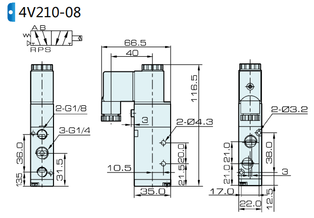 Dimension 4v210-08