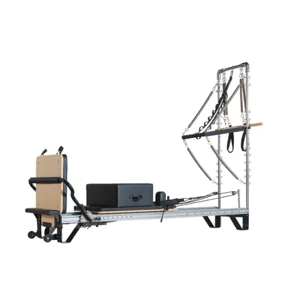 Durable Aluminum Pilates Reformer with Tower by Merrithew