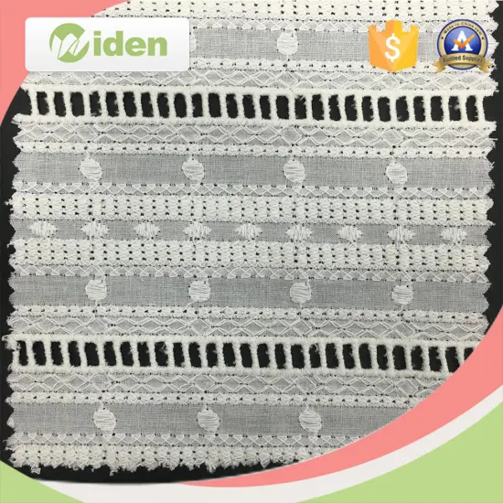 Wholesale White Cotton Eyelet Lace Fabric