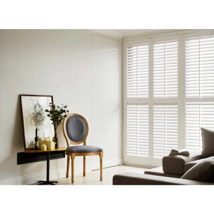 Customized Solid Wood Blinds and Shutters for Windows & Doors