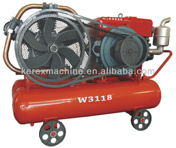 Used diesel air compressor W3108