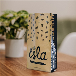 Custom Printed Gusseted Kraft Coffee Bags