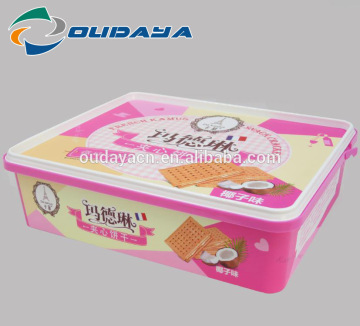 Food grade 2.4L IML box Cookie Packaging