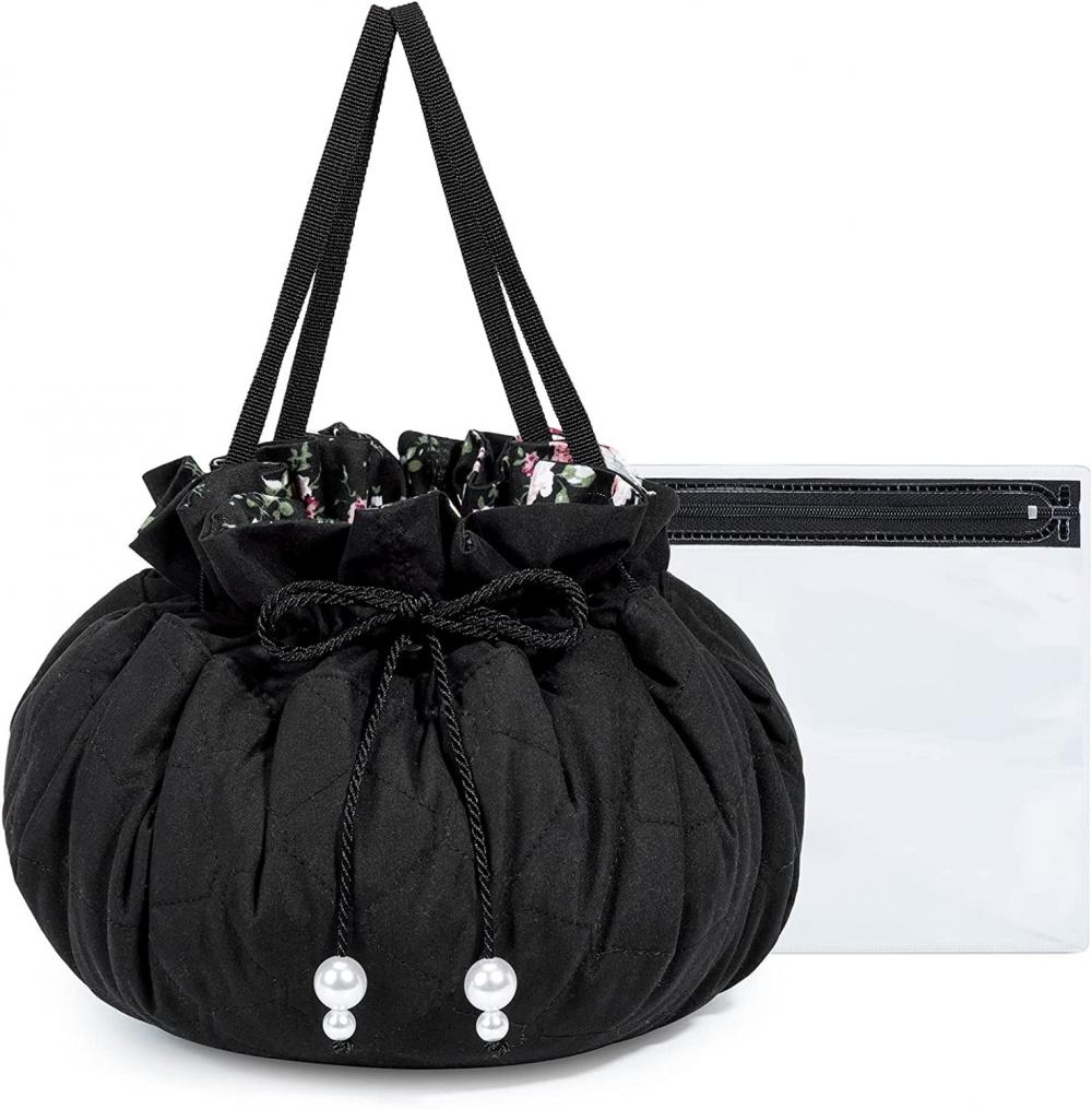 Drawstring Makeup Pu Bag