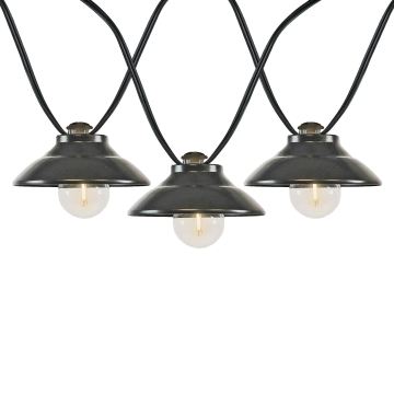 UL E12 G40 120V LED String Light - Bistro Lamp Mantle Palace, 11ft, 10lt, 12*12*12 ", 20Awg XTW Wire