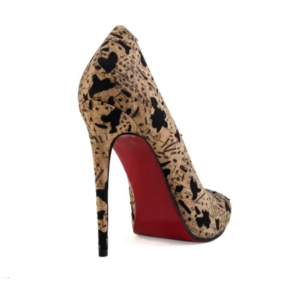 11cm high thin heel fashionable women shoes