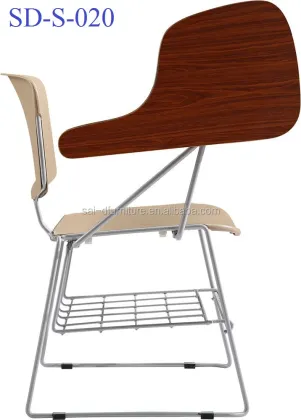 Plastic College Student Training Room Chair with Tablet - SD-S-020