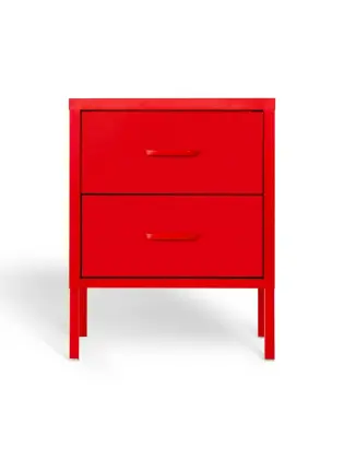 Small Metal Home Storage Cabinet with Feet