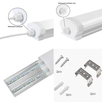 IP65 Waterproof LED Tube Light 1200MM 1500MM 30W 40W PF 0.9 IC Driver Triproof for Garden