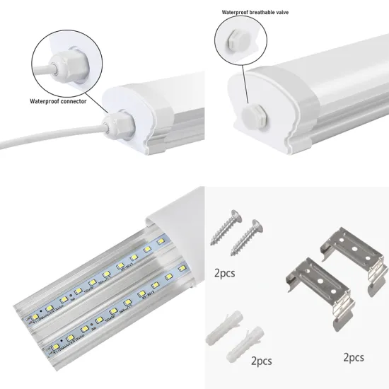 IP65 Waterproof LED Tube Light 1200MM 1500MM 30W 40W PF 0.9 IC Driver Triproof for Garden