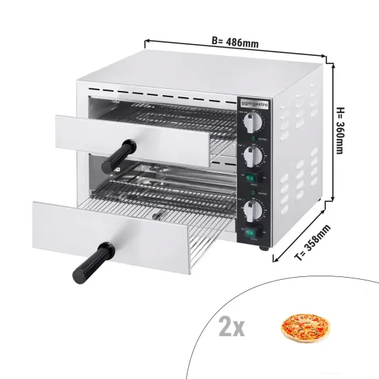 3 Deck 6 Trays Pizza Gas Deck Oven Bakery Equipment Baking Oven Mpofp235