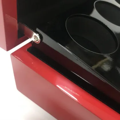 Red Tea Gift Box Wood Tea Storage Case