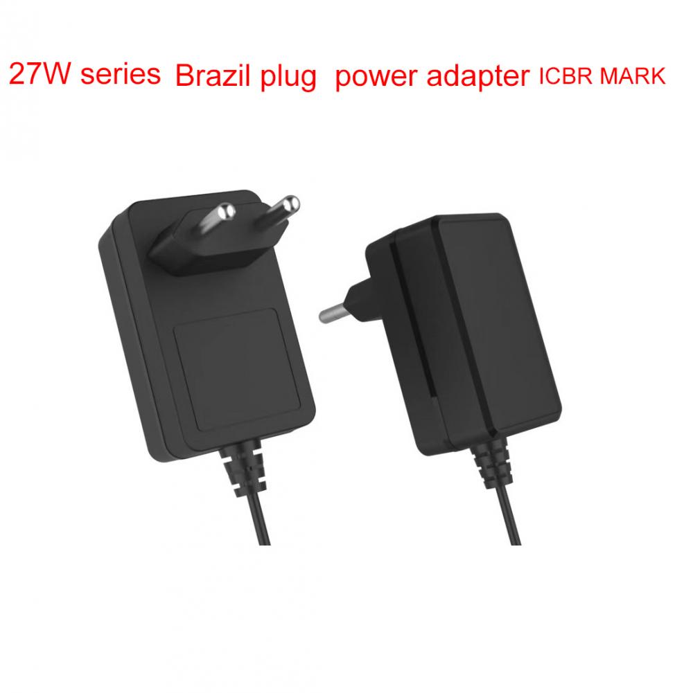 24V1A/12V2A Wandmontage -Stromadapter Bzilian Plug Inmrteo