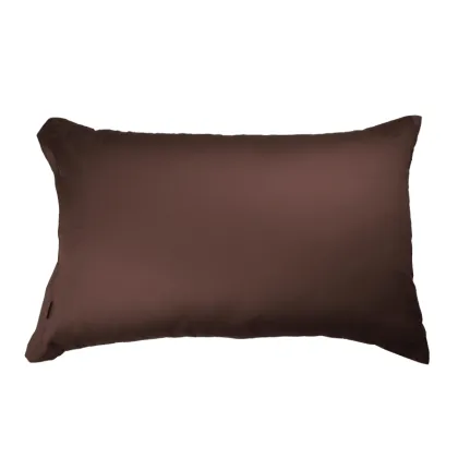 Coffee 100% Egyptian Cotton Simple Style Pillowcase