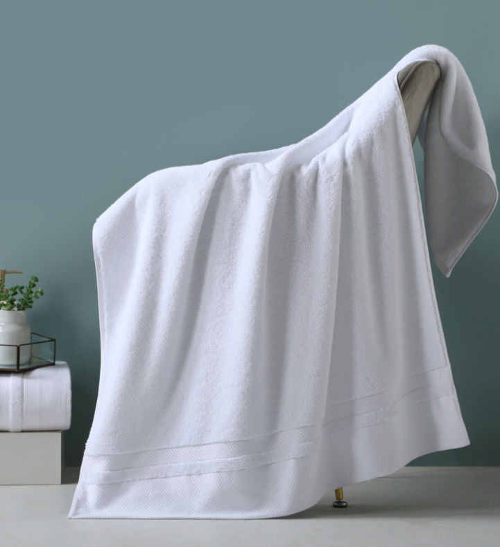 Hotel Style Wide Satin Edge Towels
