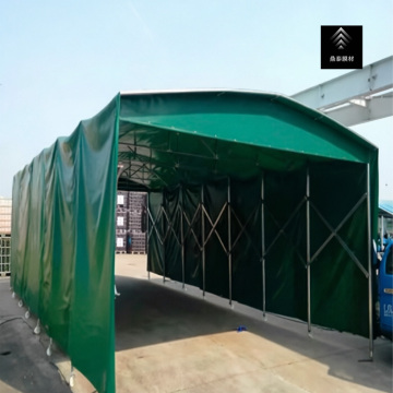 Sliding Awning with Weather-Resistant Fabric