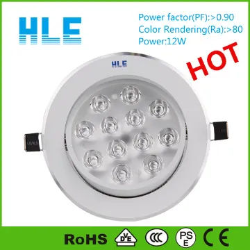 12w recessed dimmable led downlighter