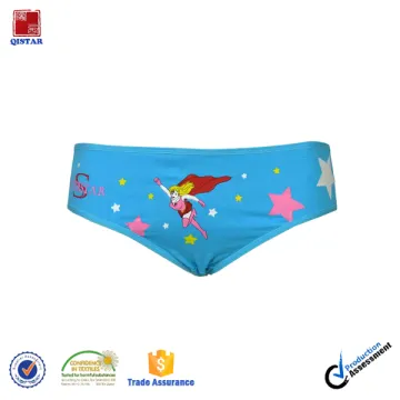 Wholesale Cute Print Tight Young Girls Panties Underwear