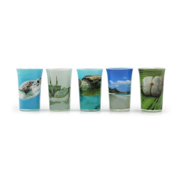 Customizable 2oz/50ml Wine Cup Sublimation Shot Glasses: Personalized Souvenir Gifts