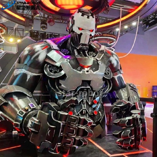 Robot animatronik mech baja realistis
