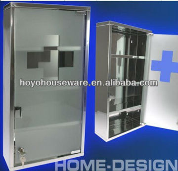 stainless steel medicine cabinet