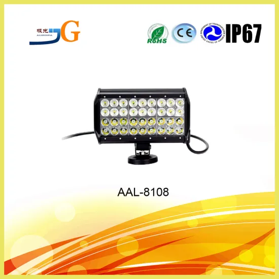 Super bright 108W 9inch dual row driving led light bar For Truck Offroad 4*4 SUV ATV etc AAL-8108