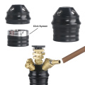 Black Gold color zink alloy Egypt style hookah