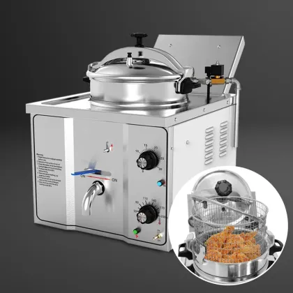 Kfc Fast Food Equipment Electric High-Pressure Deep Fryer Machine Ehfmy535