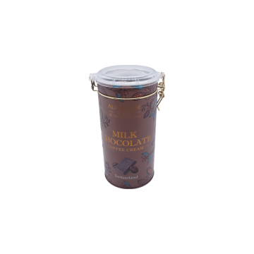 Placa de lata Caixa de lata de maconha de café de panela redonda