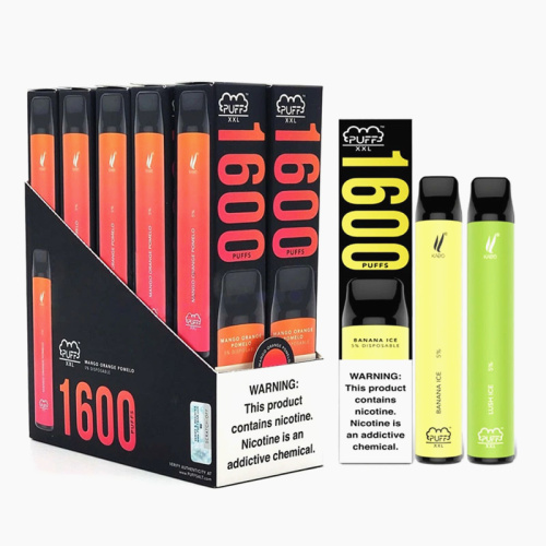 Puff xxl 1600puffs vape meilleur prix de glace de bananie